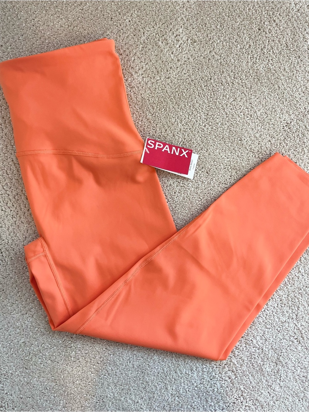 SPANX Orange Booty Boost 7/8 XL